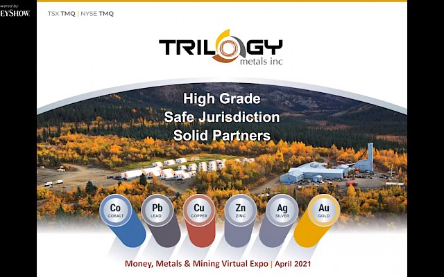 Trilogy Metals presentation at Money, Metals & Mining Virtual Expo by MoneyShow