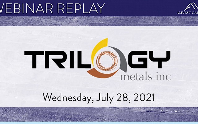 Trilogy Metals webinar hosted by Amvest Capital